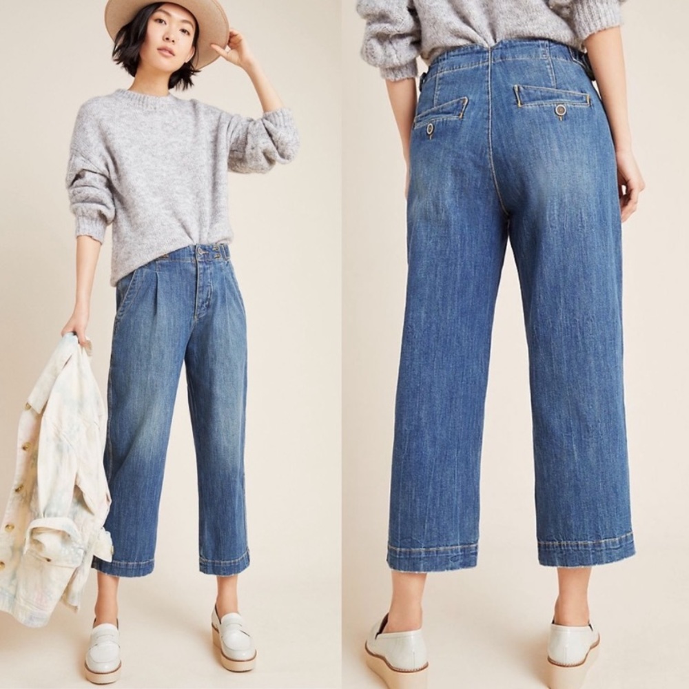 Anthropologie Pilcro Ultra High Rise Relaxed Jeans